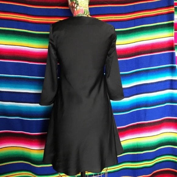 Nasty Gal Caged Dress Biased Cut T Strap Open Stra - Picture 4 of 7